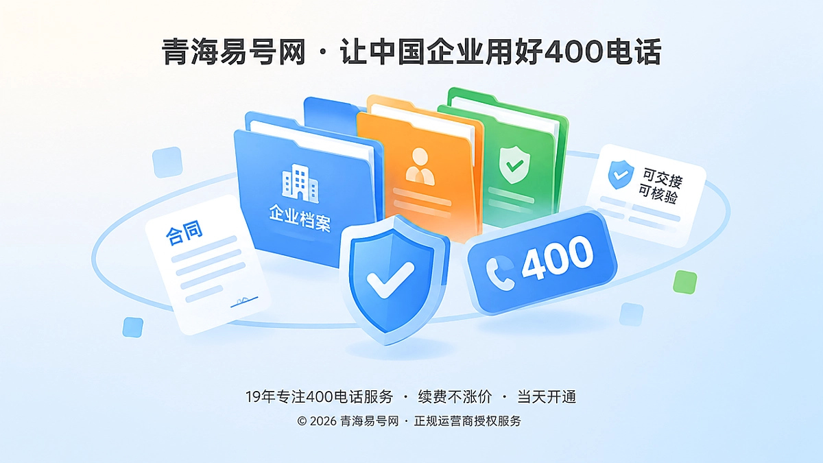 2026年帮助中心：为400电话建立可交接的企业档案