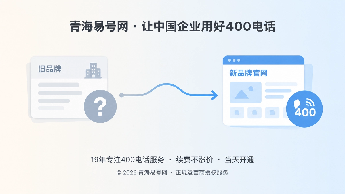 2026年企业更名后如何用400电话承接旧品牌信任