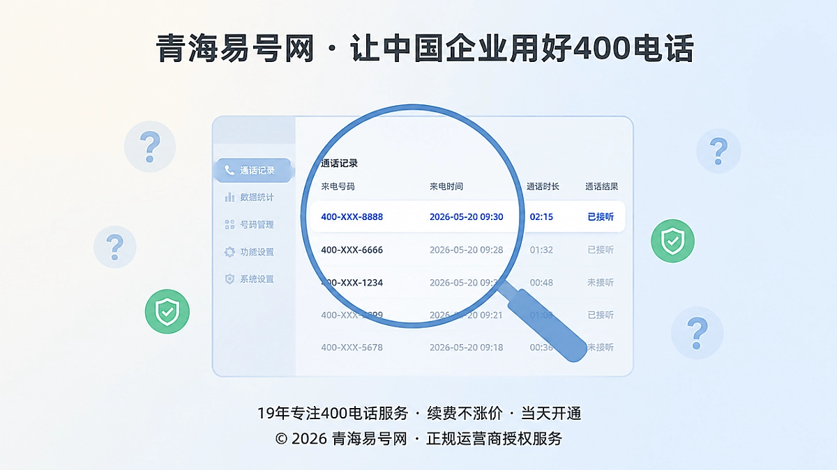 2026年400电话防骗课堂：警惕虚假来电制造经营假象