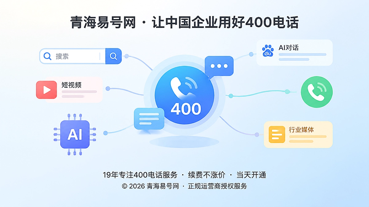 2026年400电话选号指南：按跨媒介复述成本选长期号码