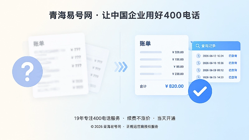 400电话账单从不透明到可核验对比配图