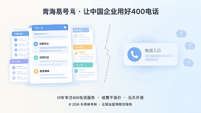 对比式扁平插画：详细页面与模糊电话入口形成断层
